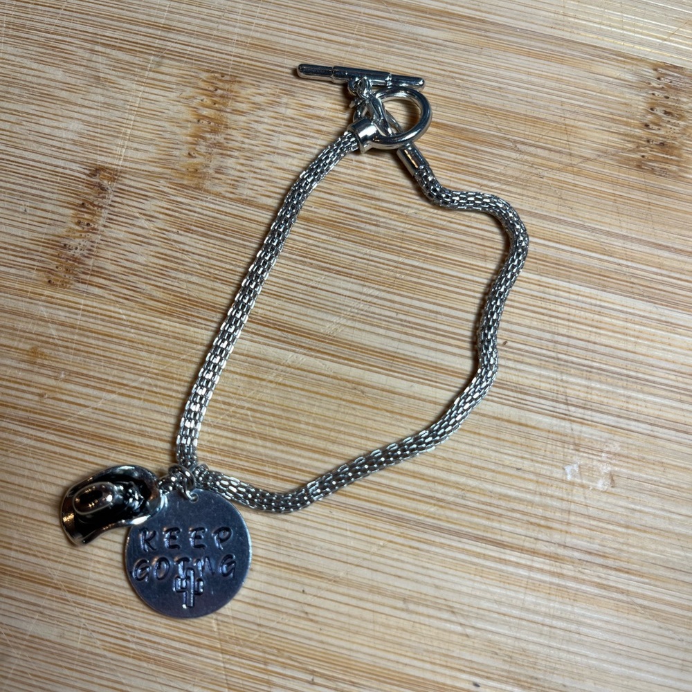 Keep Going - Sterling Silver Bracelet - Picture 1 of 2